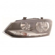 Volkswagen Polo 2009-2014 Twin Reflector Halogen Head Lamp Unit Passenger Side